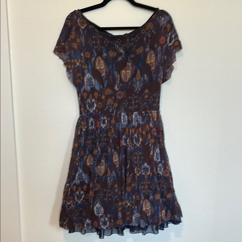 Anthropologie Floral Patterned Dress
